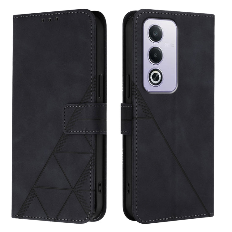 For OPPO A3 Pro 5G Global Crossbody 3D Embossed Flip Leather Phone Case