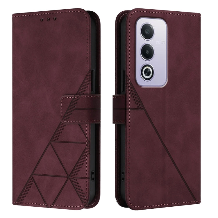 For OPPO A3 Pro 5G Global Crossbody 3D Embossed Flip Leather Phone Case
