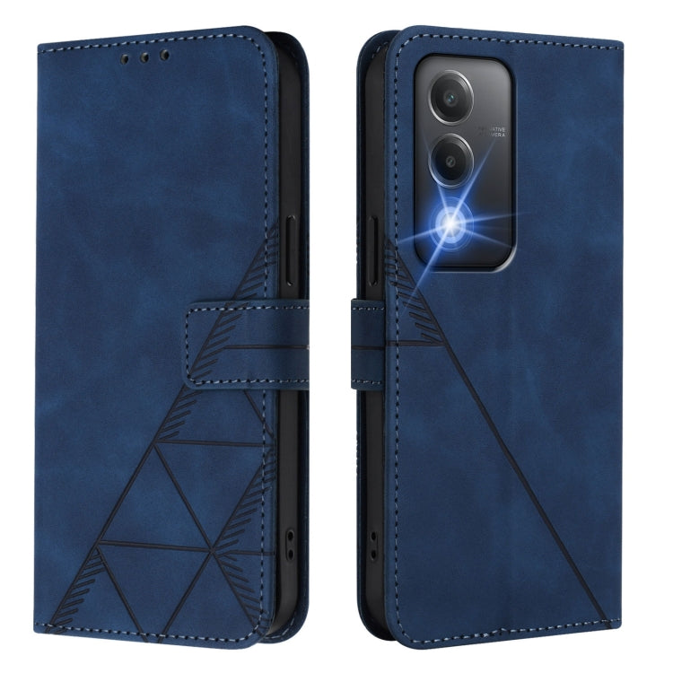 For OPPO A80 5G EU Crossbody 3D Embossed Flip Leather Phone Case