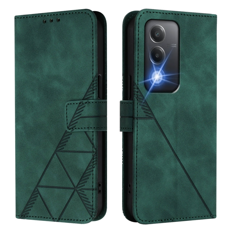 For OPPO A80 5G EU Crossbody 3D Embossed Flip Leather Phone Case