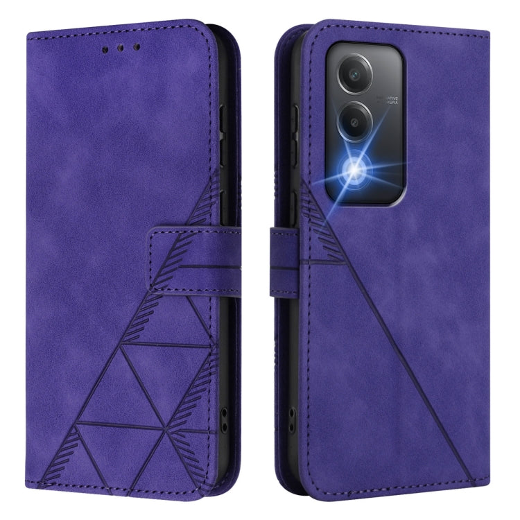 For OPPO K12x 5G Global Crossbody 3D Embossed Flip Leather Phone Case
