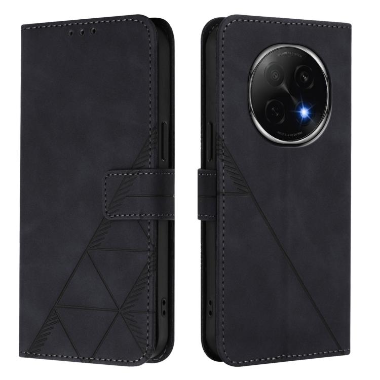 For OPPO A5 Pro China Crossbody 3D Embossed Flip Leather Phone Case