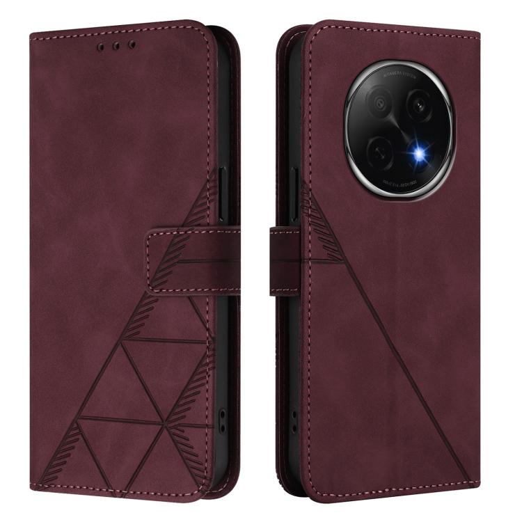 For OPPO A5 Pro China Crossbody 3D Embossed Flip Leather Phone Case