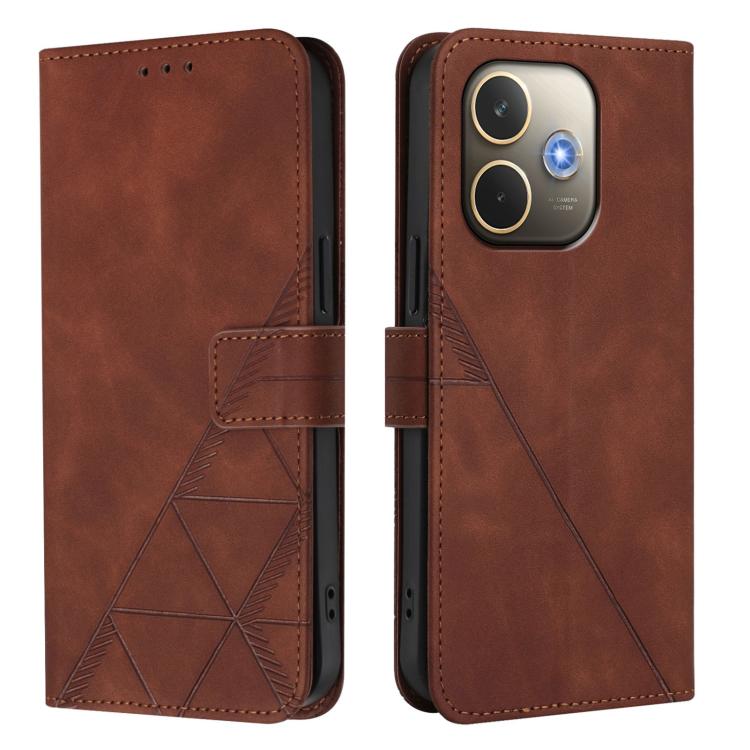 For OPPO A5 Pro 5G Global Crossbody 3D Embossed Flip Leather Phone Case