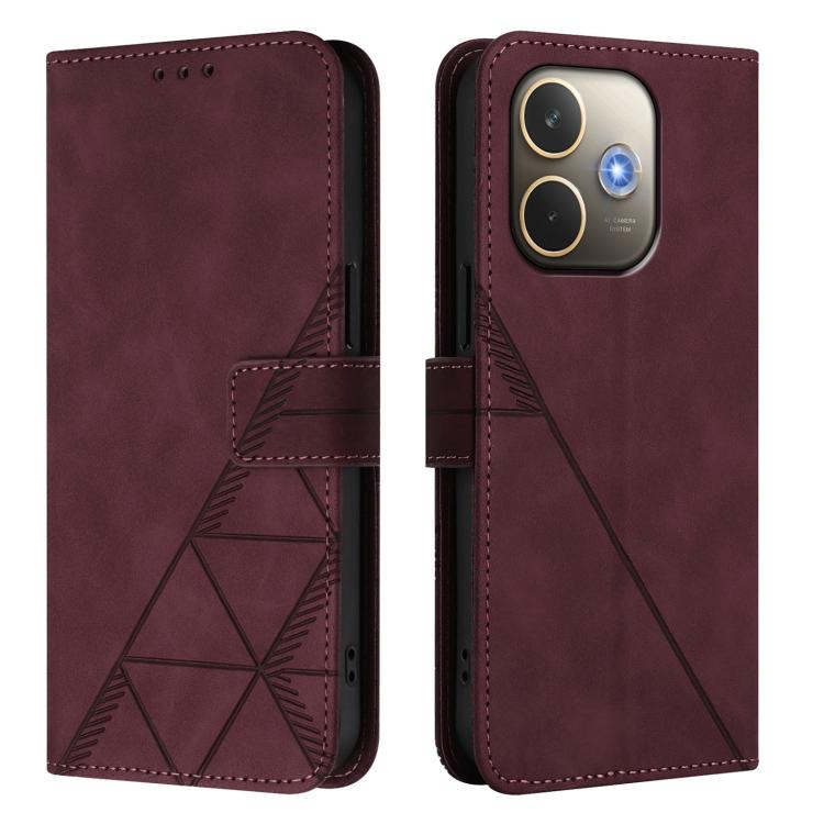 For OPPO A5 Pro 5G Global Crossbody 3D Embossed Flip Leather Phone Case