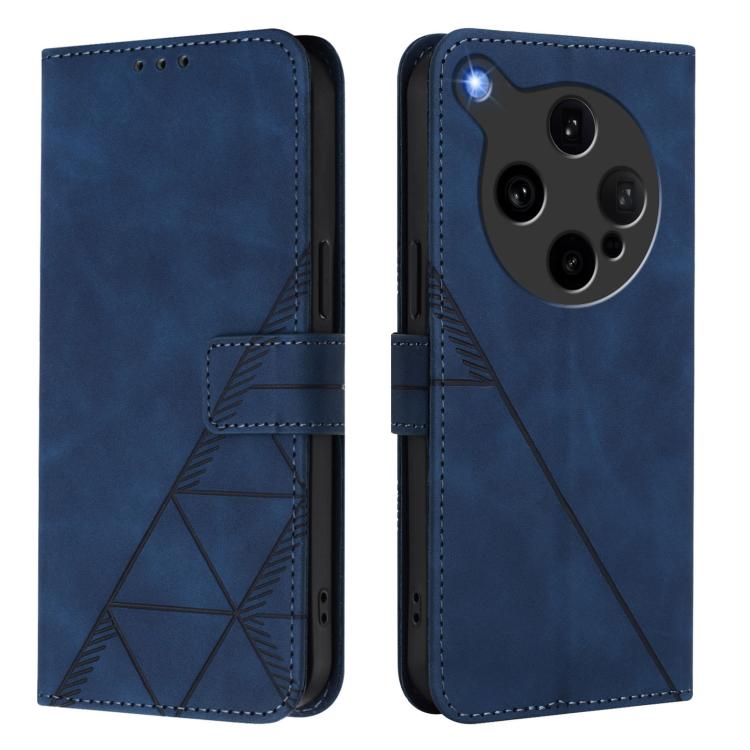 For OPPO Find X8 Ultra 5G Crossbody 3D Embossed Flip Leather Phone Case