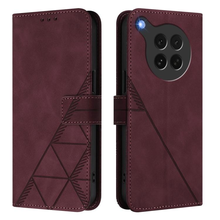 For OPPO Find X8s 5G Crossbody 3D Embossed Flip Leather Phone Case