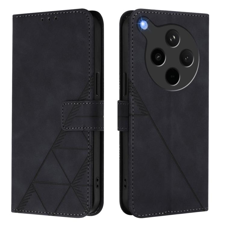 For OPPO Find X8s+ 5G Crossbody 3D Embossed Flip Leather Phone Case
