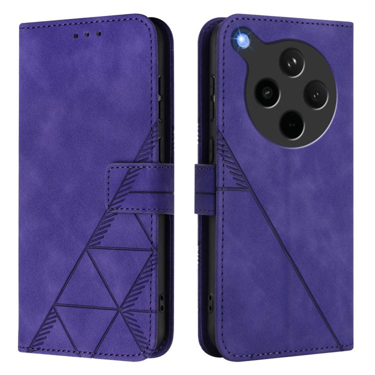 For OPPO Find X8s+ 5G Crossbody 3D Embossed Flip Leather Phone Case