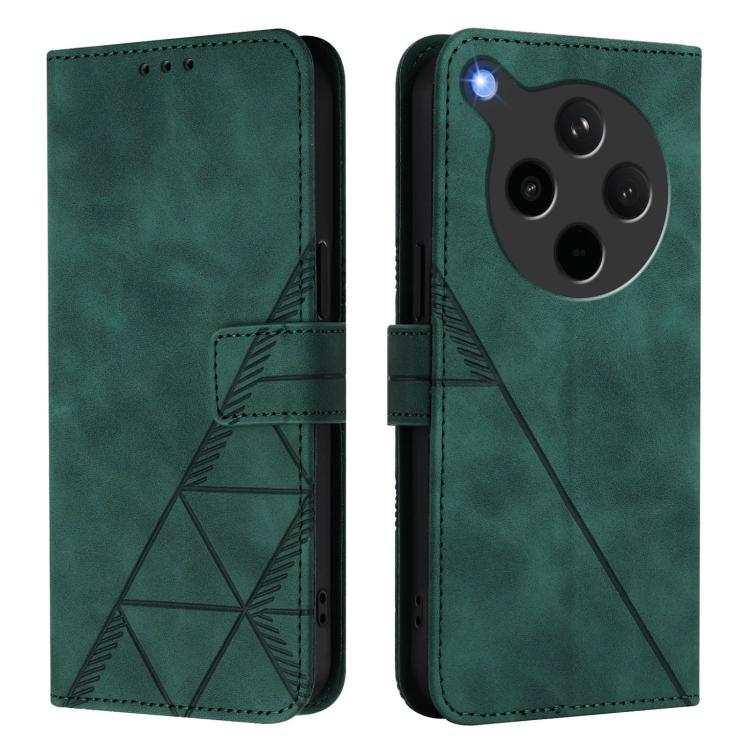 For OPPO Find X8s+ 5G Crossbody 3D Embossed Flip Leather Phone Case