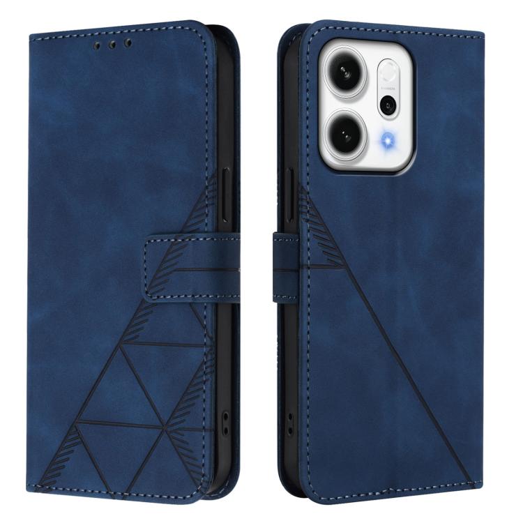 For OPPO Reno14 5G Global Crossbody 3D Embossed Flip Leather Phone Case