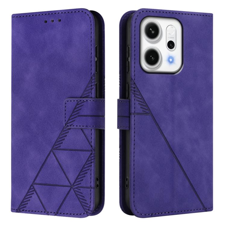 For OPPO Reno14 5G Global Crossbody 3D Embossed Flip Leather Phone Case