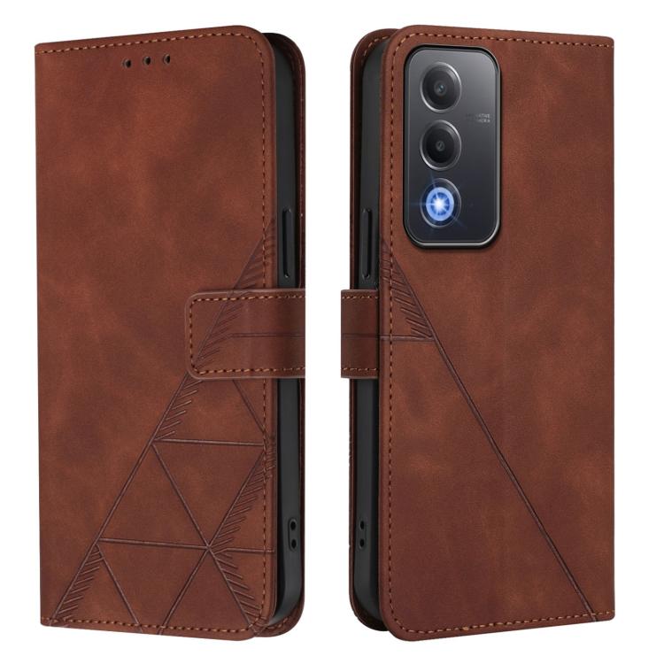 For OPPO A5 5G Global / A3 Pro 5G Global Crossbody 3D Embossed Flip Leather Phone Case