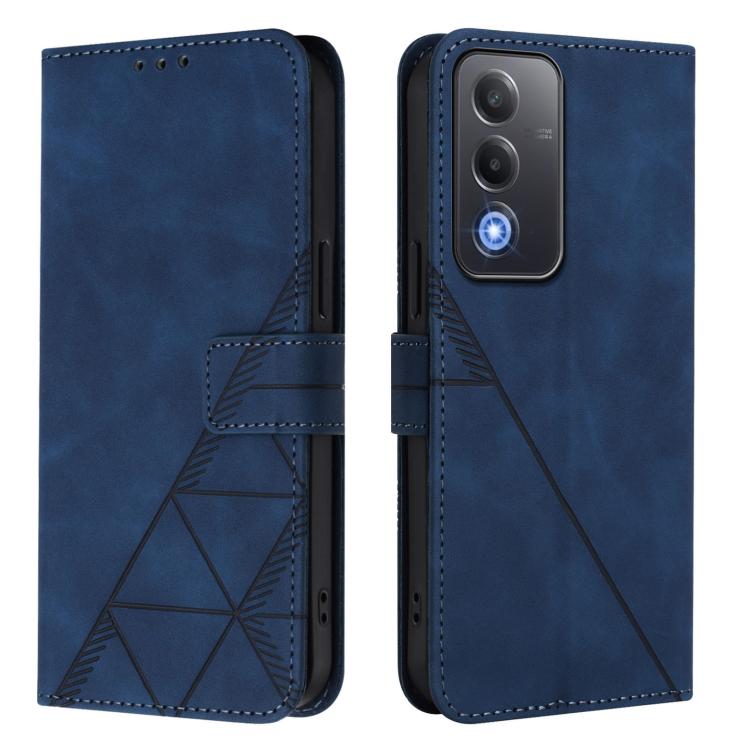 For OPPO A5 5G Global / A3 Pro 5G Global Crossbody 3D Embossed Flip Leather Phone Case