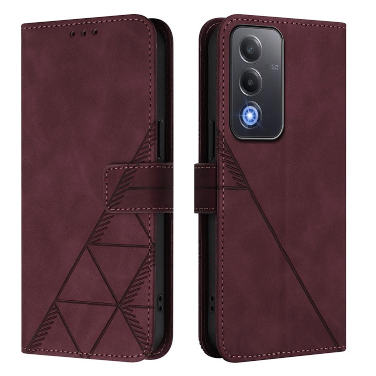 For OPPO A5 5G Global / A3 Pro 5G Global Crossbody 3D Embossed Flip Leather Phone Case