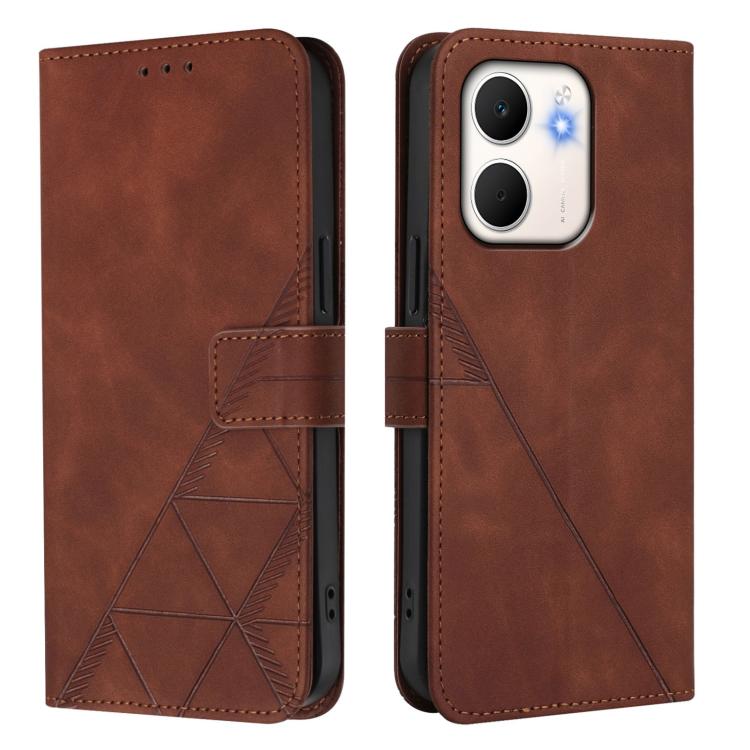 For OPPO A5X 4G / A5X 5G Crossbody 3D Embossed Flip Leather Phone Case