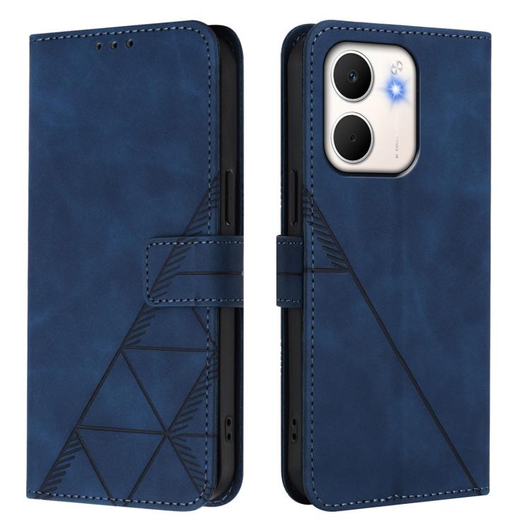 For OPPO A5X 4G / A5X 5G Crossbody 3D Embossed Flip Leather Phone Case