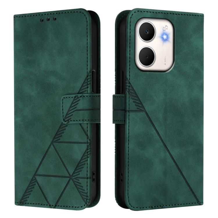 For OPPO A5X 4G / A5X 5G Crossbody 3D Embossed Flip Leather Phone Case