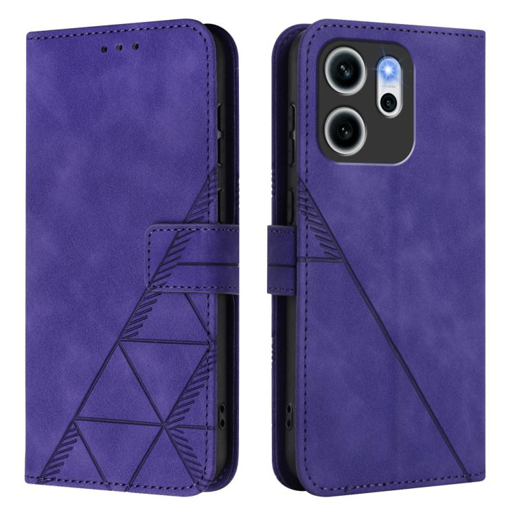 For OPPO Reno14 F 5G Crossbody 3D Embossed Flip Leather Phone Case