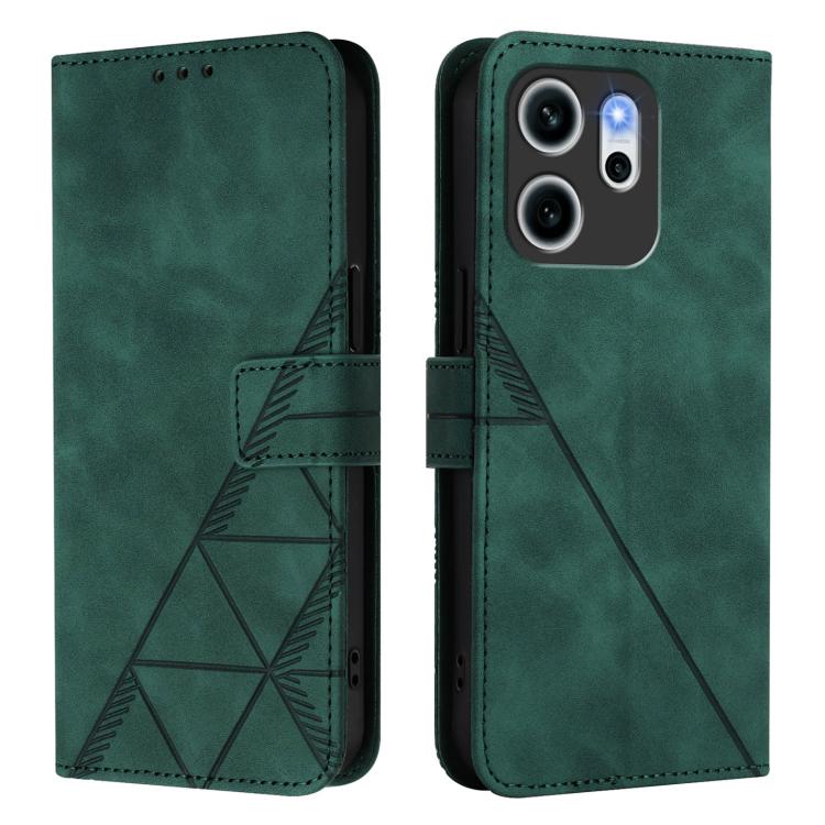 For OPPO Reno14 F 5G Crossbody 3D Embossed Flip Leather Phone Case