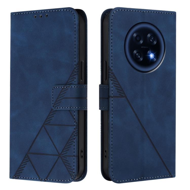For OPPO A6 GT 5G Crossbody 3D Embossed Flip Leather Phone Case
