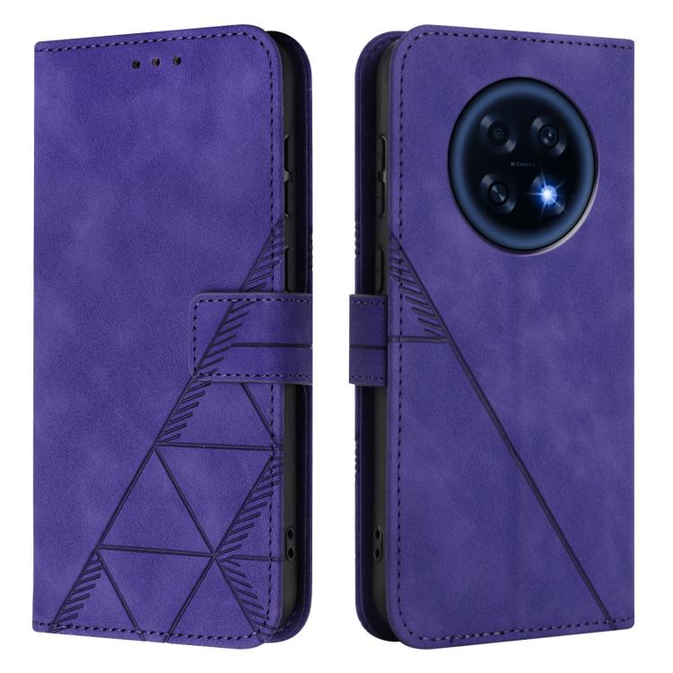 For OPPO A6 GT 5G Crossbody 3D Embossed Flip Leather Phone Case