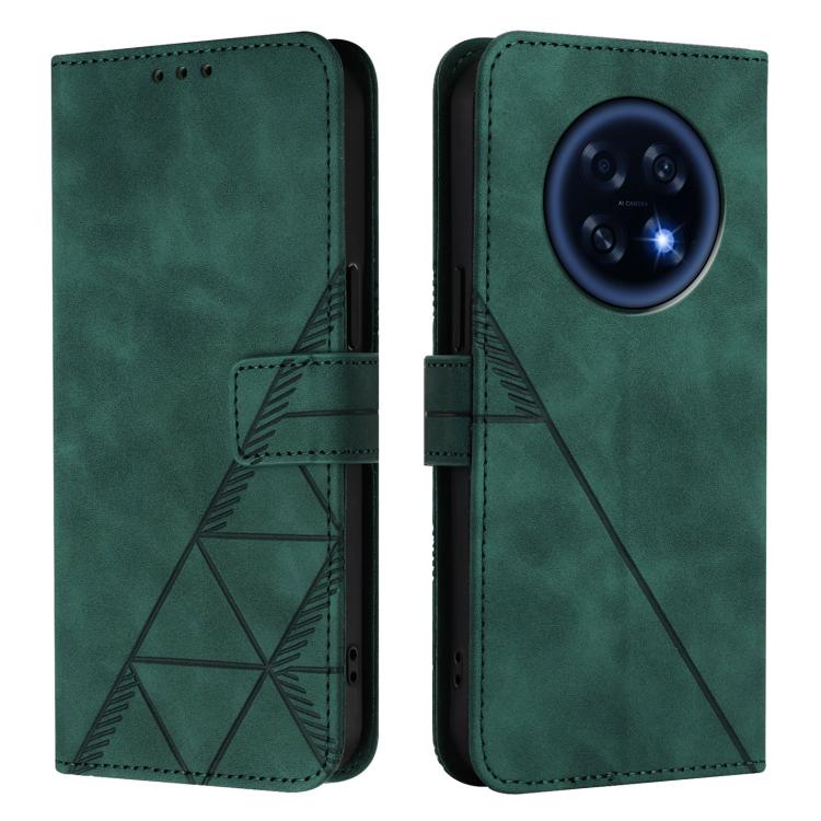 For OPPO A6 GT 5G Crossbody 3D Embossed Flip Leather Phone Case