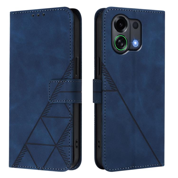 For OPPO K13 Turbo 5G Crossbody 3D Embossed Flip Leather Phone Case