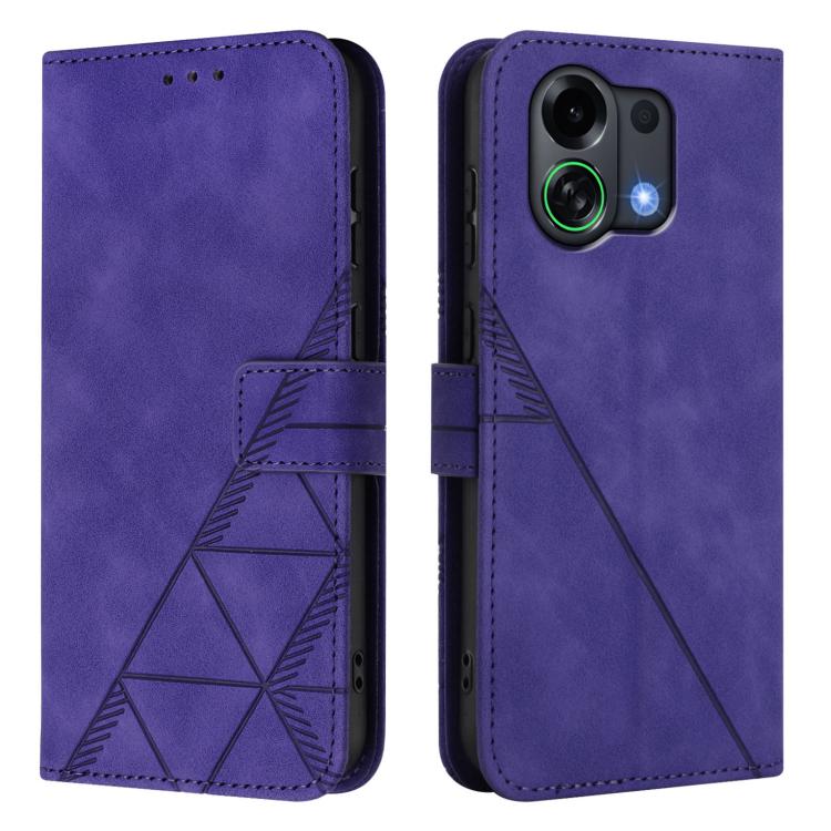 For OPPO K13 Turbo 5G Crossbody 3D Embossed Flip Leather Phone Case