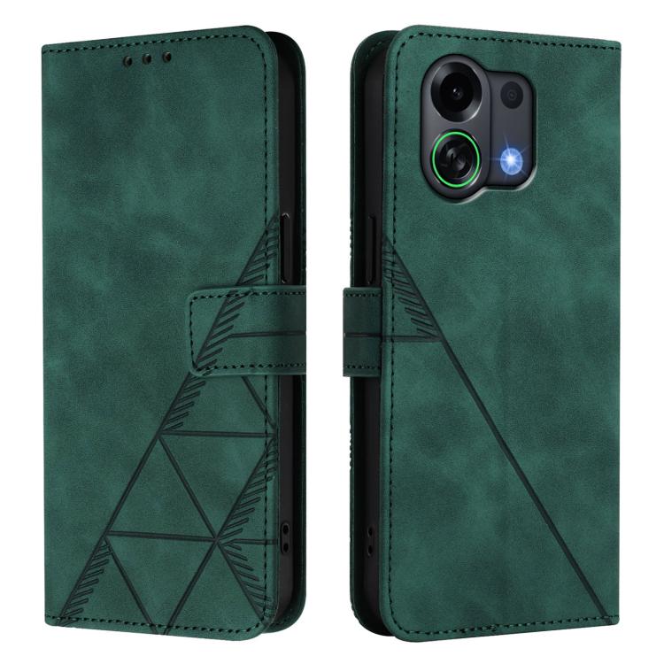 For OPPO K13 Turbo 5G Crossbody 3D Embossed Flip Leather Phone Case