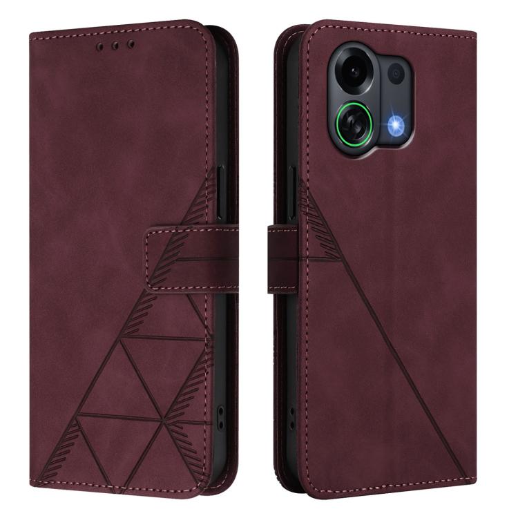 For OPPO K13 Turbo 5G Crossbody 3D Embossed Flip Leather Phone Case