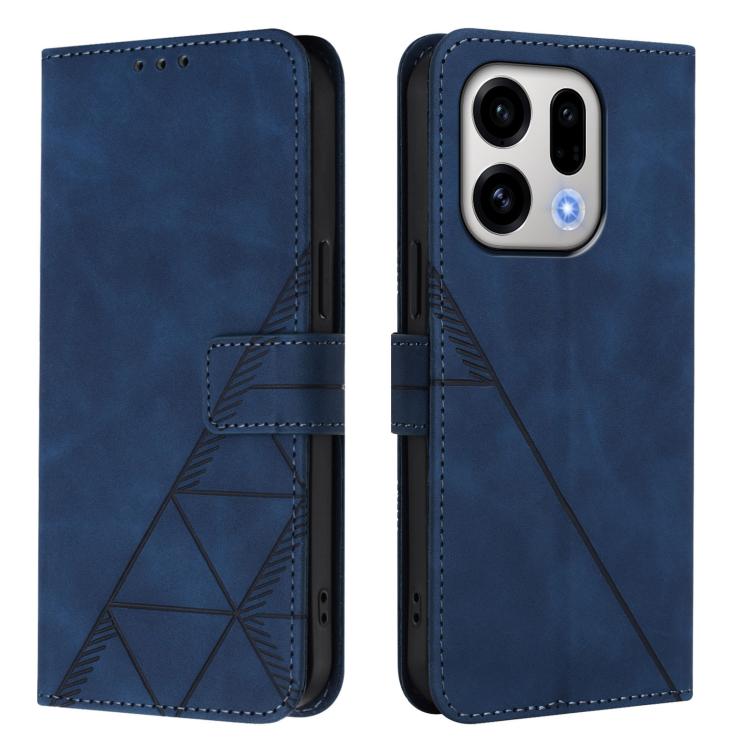 For OPPO Find X9 Crossbody 3D Embossed Flip Leather Phone Case