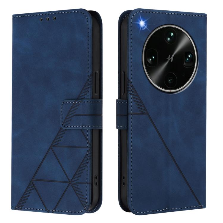 For OPPO Find X9 Ultra Crossbody 3D Embossed Flip Leather Phone Case