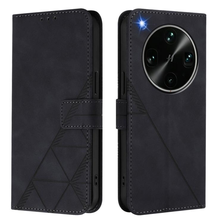 For OPPO Find X9 Ultra Crossbody 3D Embossed Flip Leather Phone Case