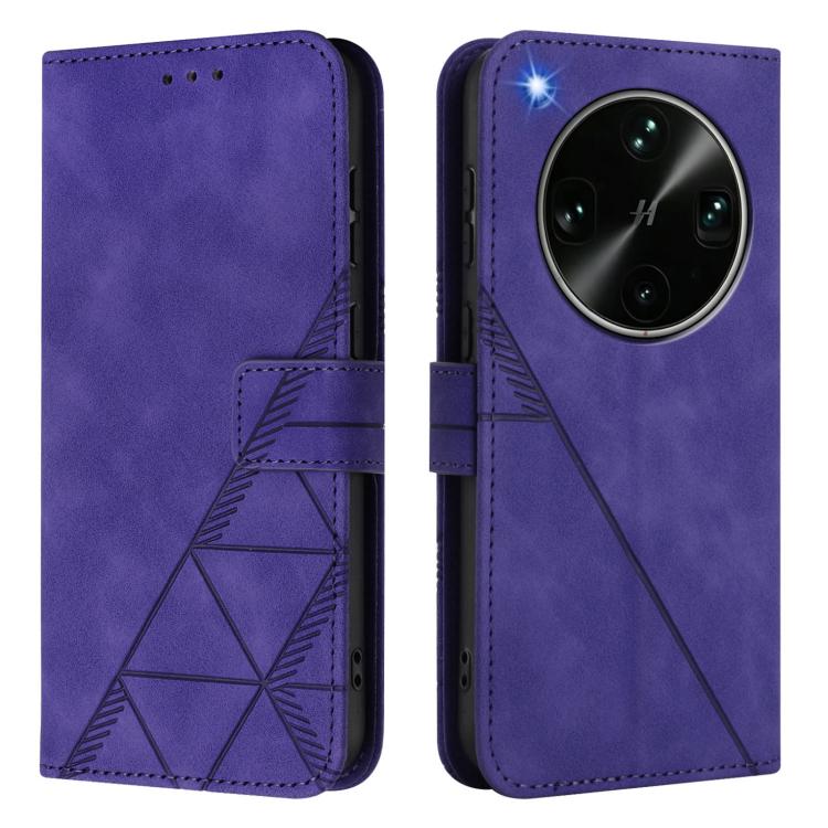 For OPPO Find X9 Ultra Crossbody 3D Embossed Flip Leather Phone Case