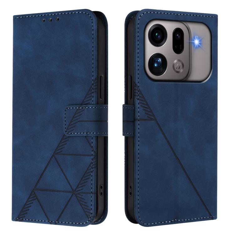 For OPPO Find X9s Pro 5G Crossbody 3D Embossed Flip Leather Phone Case