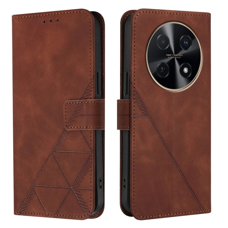 For Huawei Nova 12i 4G Global Crossbody 3D Embossed Flip Leather Phone Case