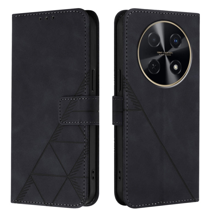 For Huawei Nova 12i 4G Global Crossbody 3D Embossed Flip Leather Phone Case