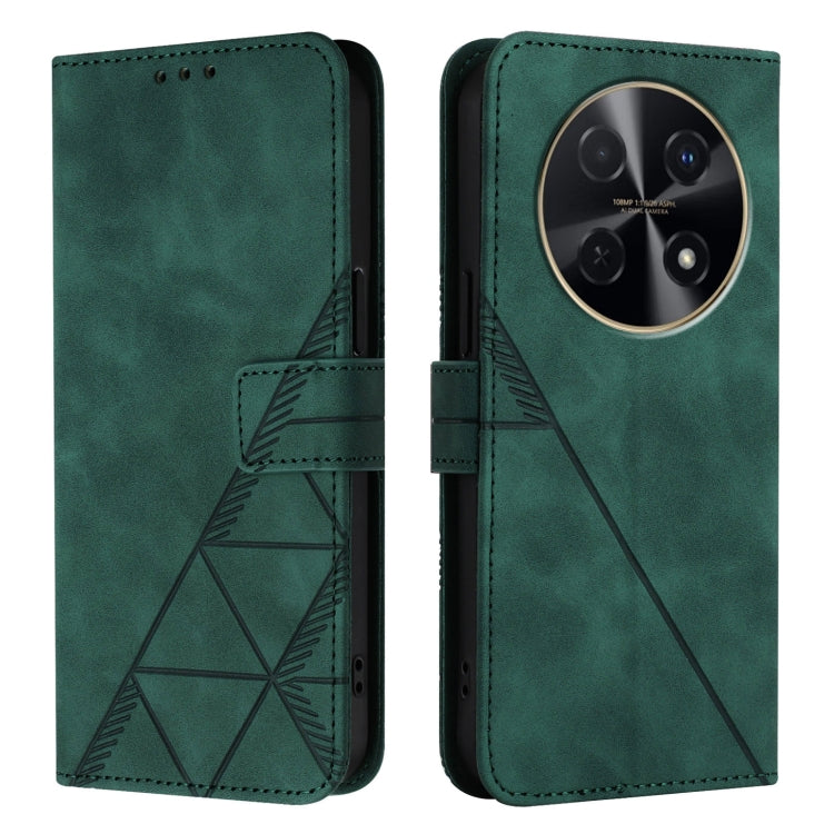 For Huawei Nova 12i 4G Global Crossbody 3D Embossed Flip Leather Phone Case