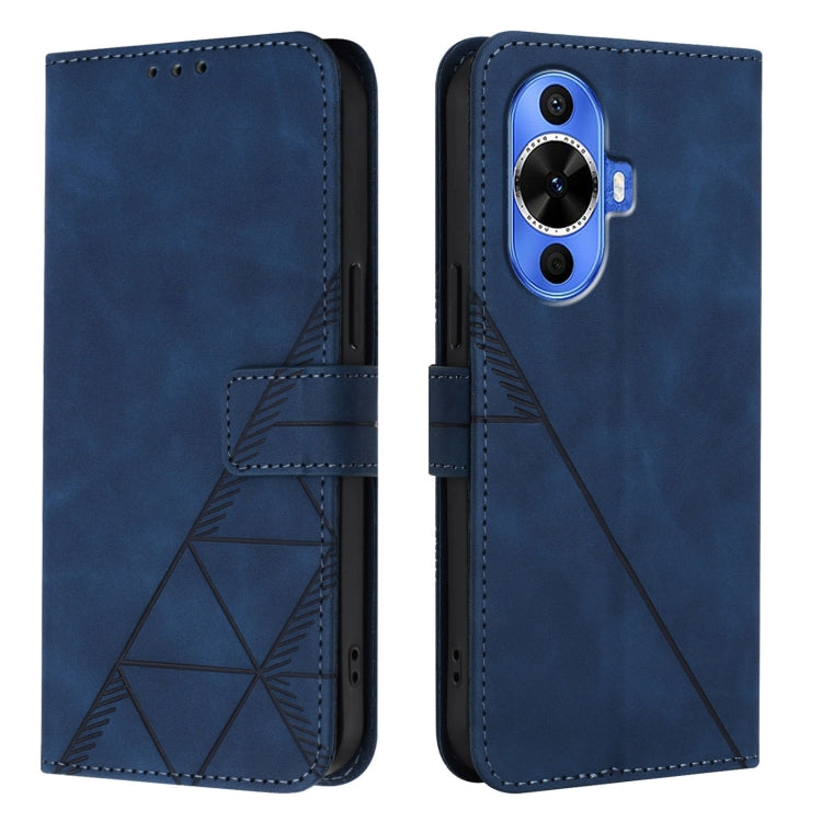 For Huawei Nova 12s 4G Global Crossbody 3D Embossed Flip Leather Phone Case