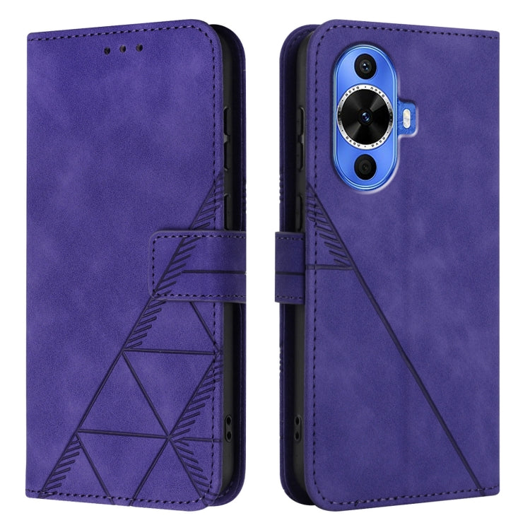 For Huawei Nova 12s 4G Global Crossbody 3D Embossed Flip Leather Phone Case