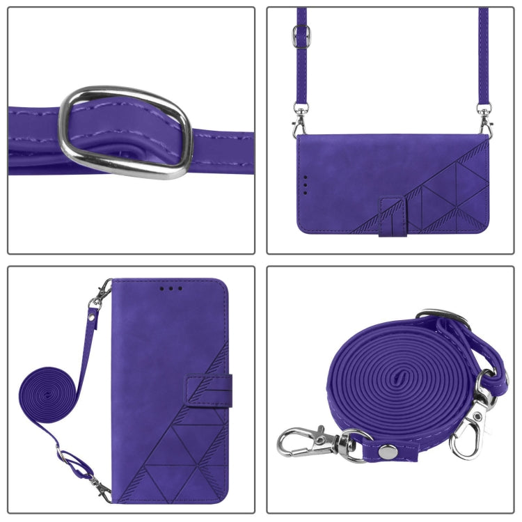 For Huawei Nova 12s 4G Global Crossbody 3D Embossed Flip Leather Phone Case