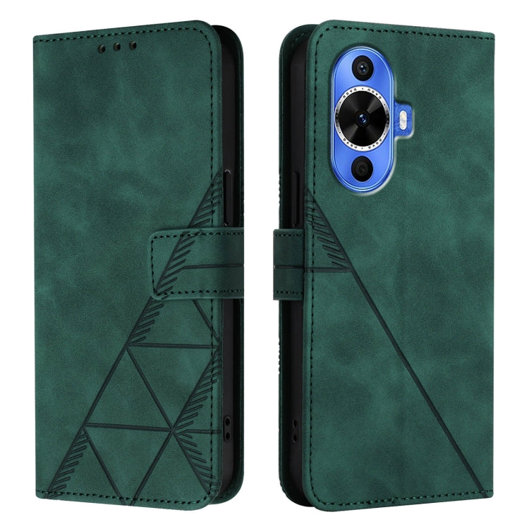 For Huawei Nova 12s 4G Global Crossbody 3D Embossed Flip Leather Phone Case