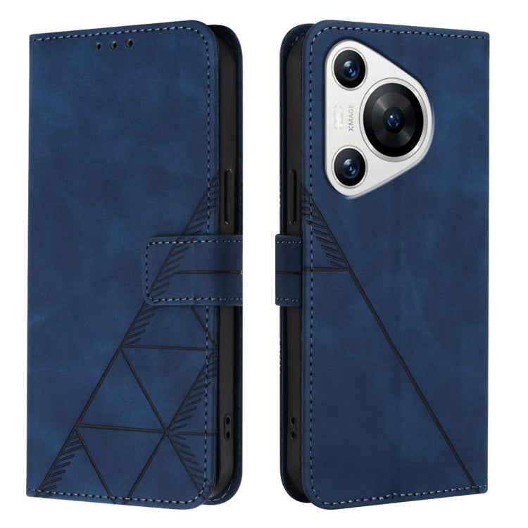 For Huawei Pura 70 Crossbody 3D Embossed Flip Leather Phone Case