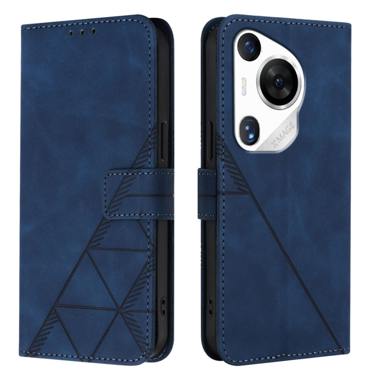 For Huawei Pura 70 Pro Crossbody 3D Embossed Flip Leather Phone Case