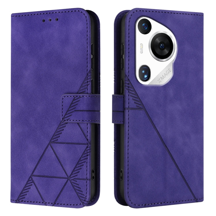 For Huawei Pura 70 Pro Crossbody 3D Embossed Flip Leather Phone Case