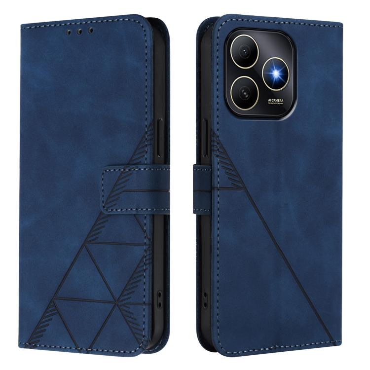 For Huawei Enjoy 80s 4G Crossbody 3D Embossed Flip Leather Phone Case