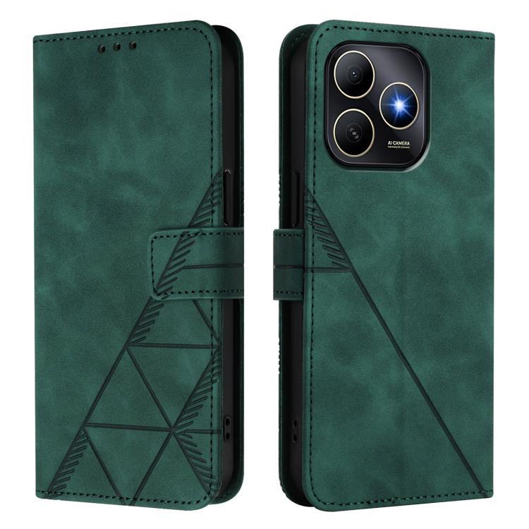 For Huawei Enjoy 80s 4G Crossbody 3D Embossed Flip Leather Phone Case