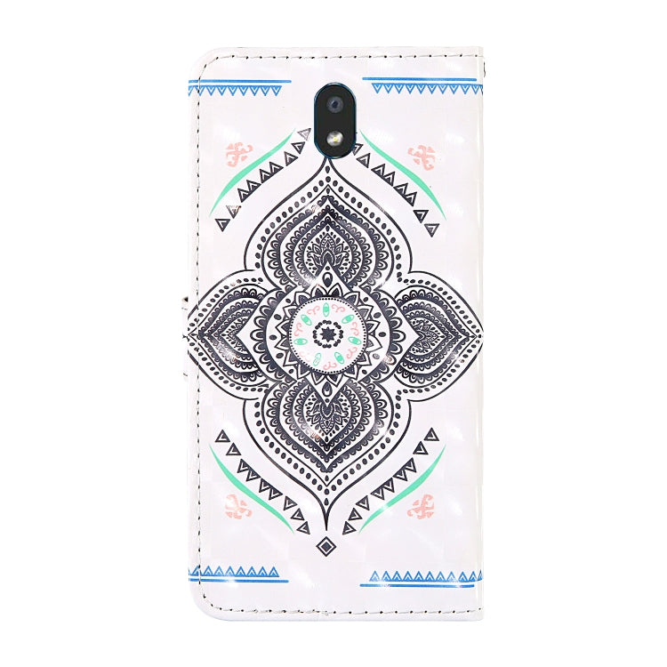 For LG K30 (2019) 3D Painting Colored Drawing Pattern Horizontal Flip TPU + PU Leather Case with Holder & Card Slots & Wallet & Lanyard
