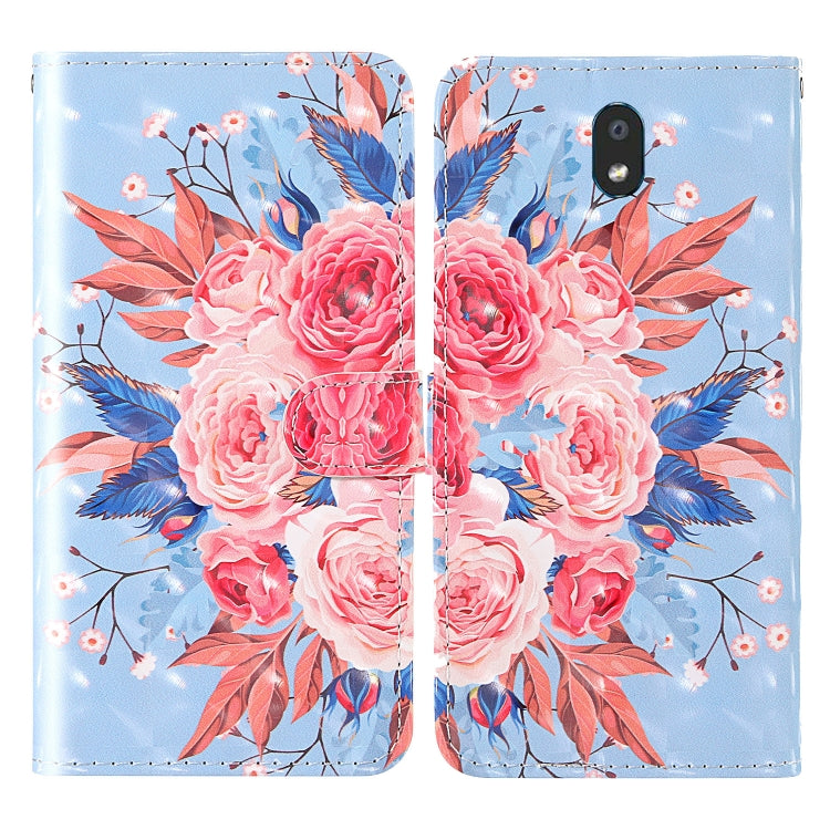 For LG K30 (2019) 3D Painting Colored Drawing Pattern Horizontal Flip TPU + PU Leather Case with Holder & Card Slots & Wallet & Lanyard
